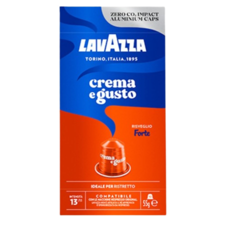 Кафе капсули Lavazza Forte съвместими с Nespresso, 10бр.
