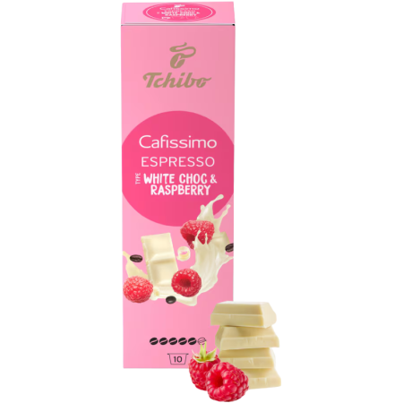 Кафе капсули Tchibo Cafissimo White Chocolate and Raspberry,10бр.