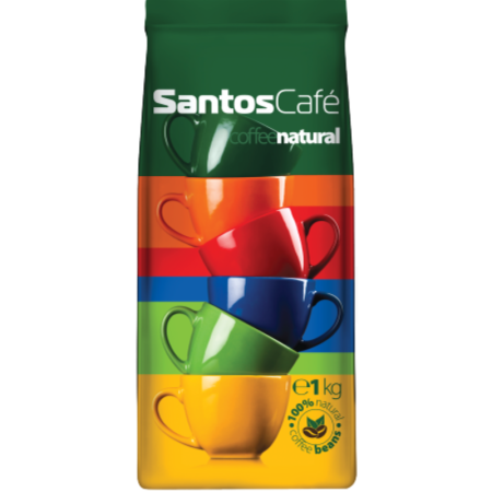 Кафе на зърна Santos Natural, 1 кг