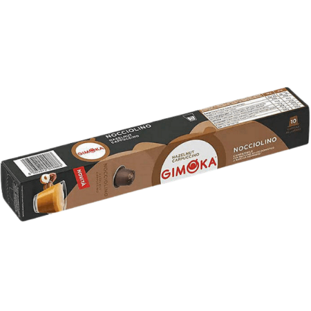 Кафе капсули Gimoka Tubo ALU Nocciolino, 10бр. съвместими с Nespresso