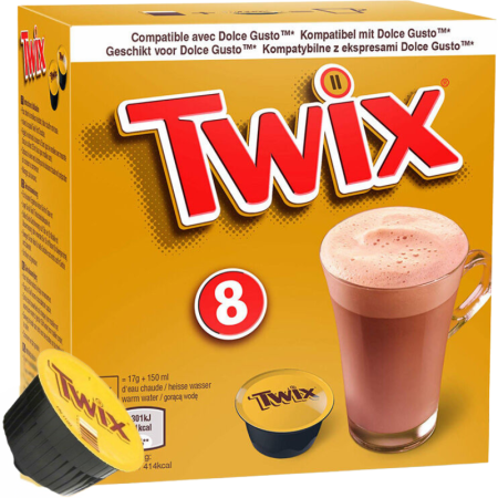 Капсули горещ шоколад Twix Dolce Gusto, 8бр