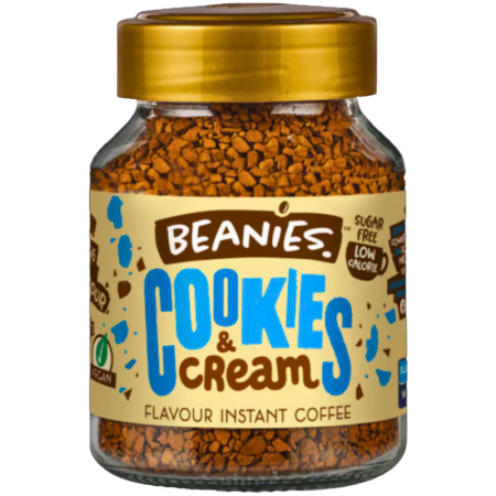 Разтворимо кафе Beanies с вкус на бисквитки и сметана, 50гр.