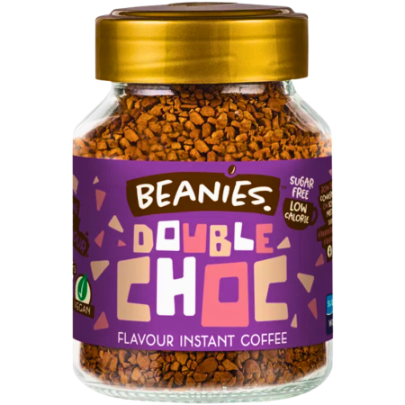 Разтворимо кафе Beanies с аромат на двоен шоколад, 50гр.