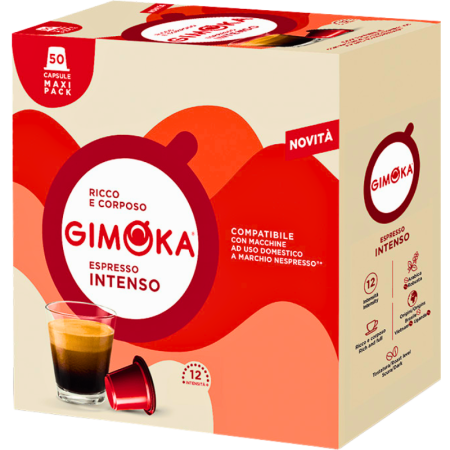 Кафе капули Gimoka Intenso съвместими с Nespresso, 50бр.