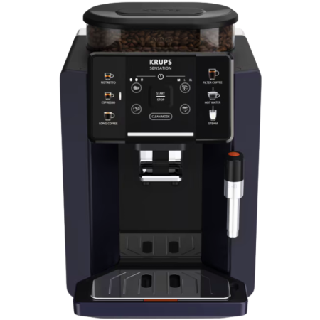 Кафемашина автомат Krups Sensation EA910B10 със сензорен екран, 15 бара налягане