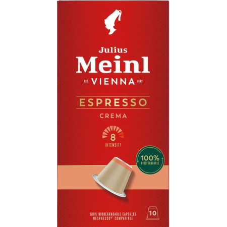 Kафе капсули Julius Meinl Espresso Crema, Nespresso 10 капсули