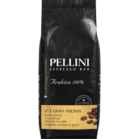 Кафе на зърна Pellini N3 Gran Aroma Arabica, 1кг