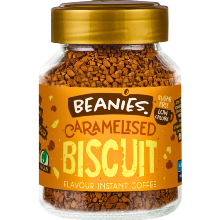 Разтворимо кафе Beanies с аромат на карамелизирани бисквити, 50гр.