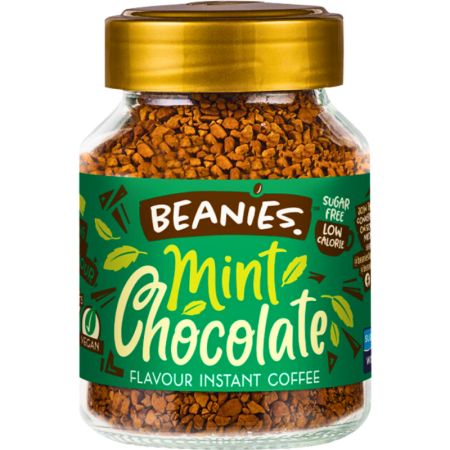 Разтворимо кафе Beanies с аромат на мента и шоколад, 50гр.