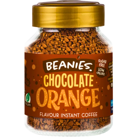 Разтворимо кафе Beanies с аромат на шоколад и портокал, 50гр.