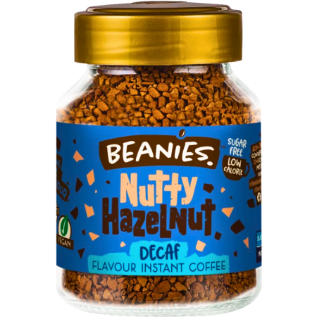 Разтворимо кафе Beanies с аромат на лешник Безкофеин, 50 г