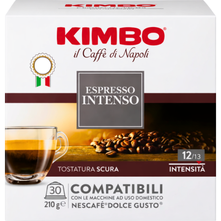 Кафе капсули Kimbo Intenso съвместими с Dolce Gusto, 30 капсули