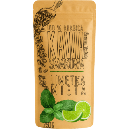 Кафе на зърна Green Touch Лайм и Мента, 0.250кг