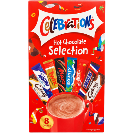 Инстантен горещ шоколад Celebrations Selection, 8 напитки