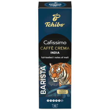 Кафе капсули Tchibo Cafissimo BARISTA Caffè Crema India, 10 бр.