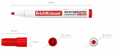 МАРКЕР ЗА Б.ДЪСКА ERICH KRAUSE W-500 0.8-2.2ММ ЧРВ