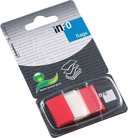 ИНДЕКСИ В ДИСПЕНСЪР INFO NOTES 25/43 50БР ЧРВ