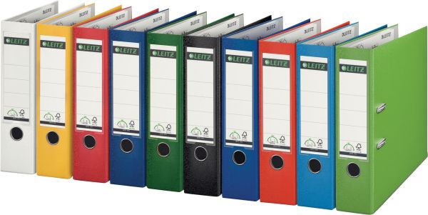 КЛАСЬОР LEITZ PP 180° 8 СМ СВЕТЛО ЧЕРВЕН