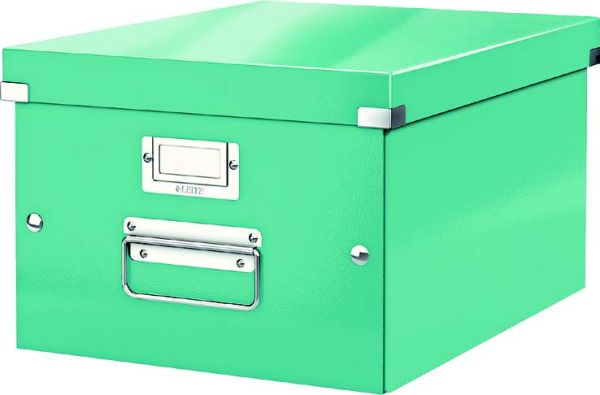 АРХИВНА КУТИЯ LEITZ WOW CLICK & STORE А4 ТЮРКОАЗ