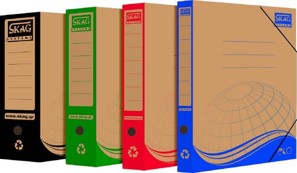 АРХИВНА КУТИЯ SKAG С ЛАСТИК 12СМ МИКС