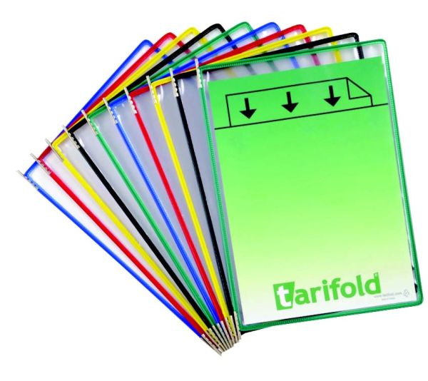 ТАБЛО А4 ЗА ИНФ.С-МА ЗА СТЕНА TARIFOLD ОП.10 СИН