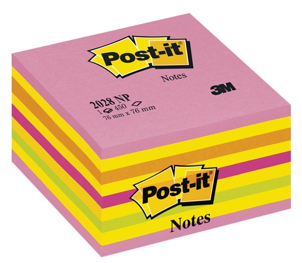 КУБ САМОЗАЛЕПВАЩ 3М 76/76 2028-NР 450Л НЕОН РЗВ