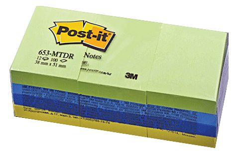 ЛИСТЧЕТА САМОЗАЛЕПВАЩИ 3М POST-IT 38/51 653MTDR