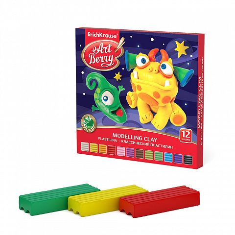 МОДЕЛИН С АЛОЕ ВЕРА ART BERRY 12 ЦВЯТА