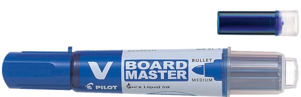 МАРКЕР ЗА БЯЛА ДЪСКА PILOT +ДОПЪЛНИТЕЛЕН РЕФИЛ СИН