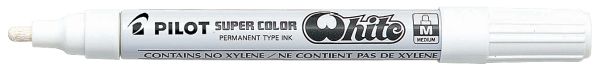 МАРКЕР ПЕРМ PILOT SUPER COLOR SC-W-M  2.0MM БЯЛ