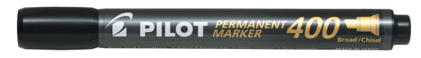 МАРКЕР ПЕРМАНЕНТЕН СКОСЕН ВРЪХ PILOT 400 ЧРН