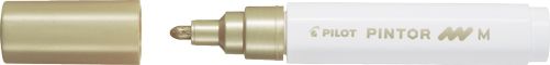 МАРКЕР ПЕРМ.PILOT PINTOR 1.4-4.5ММ МЕТАЛИК ЗЛТ