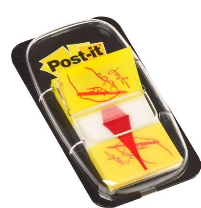 ИНДЕКСИ СЗЛ. POST-IT SIGN HERE 25.4/43.2 50Л ЖЛТ