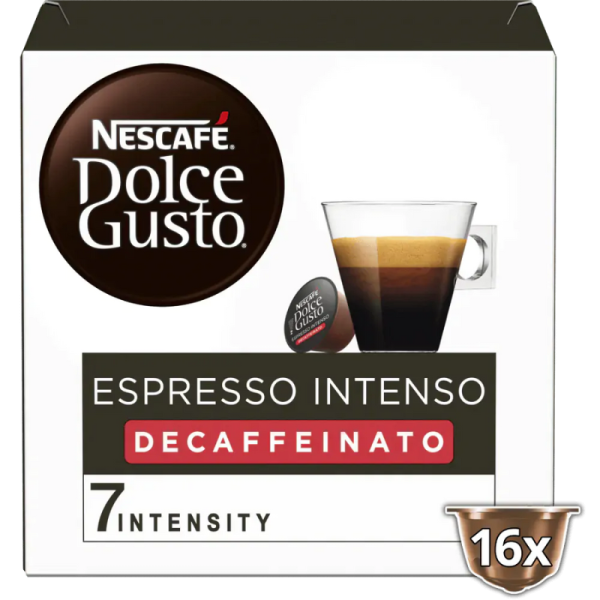Кафе капсули Dolce Gusto Espresso Intenso Decafenato, 16бр.
