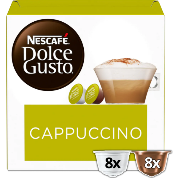 Кафе капсули Nescafe Cappuccino Dolce Gusto, 8бр