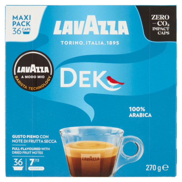 Кафе капсули Lavazza a modo mio Decaffeinato, 36бр.