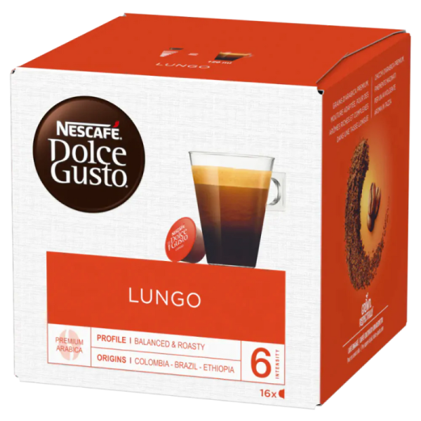 Кафе капсули Nescafe Lungo Dolce Gusto, 16бр