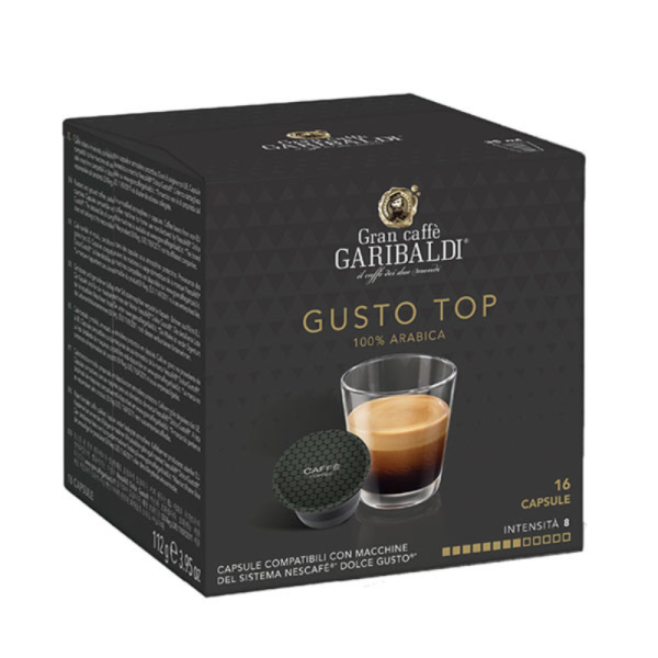 Кафе капсули Garibaldi Gusto Top Dolce Gusto,16бр