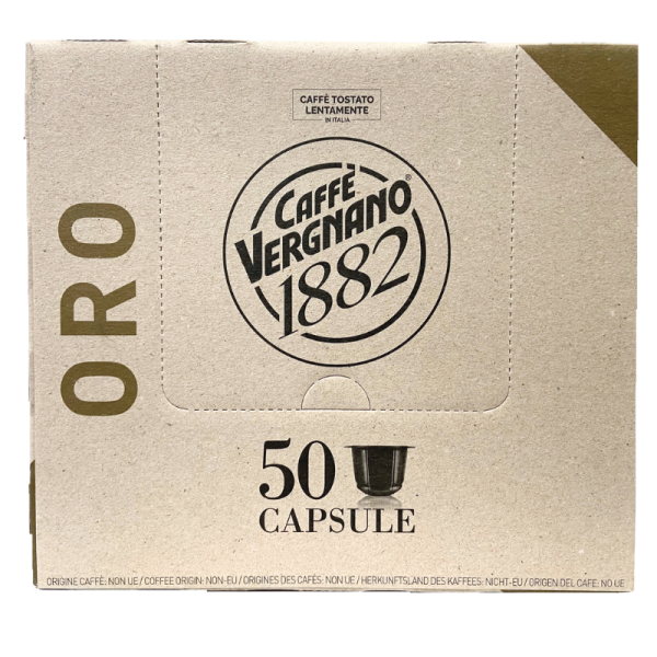 Кафе капсули Vergnano Oro, 50бр. Nespresso