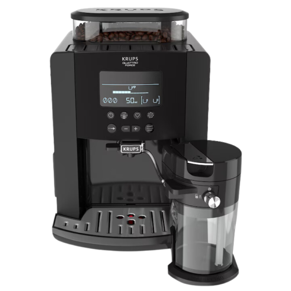 Кафеавтомат Krups EA819N10 Arabica Latte,15 bar - черна