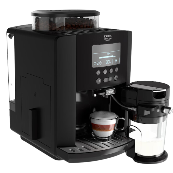 Кафеавтомат Krups EA819N10 Arabica Latte,15 bar - черна