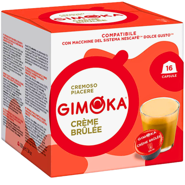 Кафе капсули Gimoka Creme Brulee Dolce Gusto, 16бр