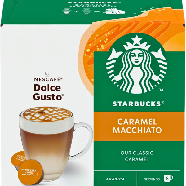 Кафе капсули Starbucks Caramel Macchiato DG капсули 12 бр.