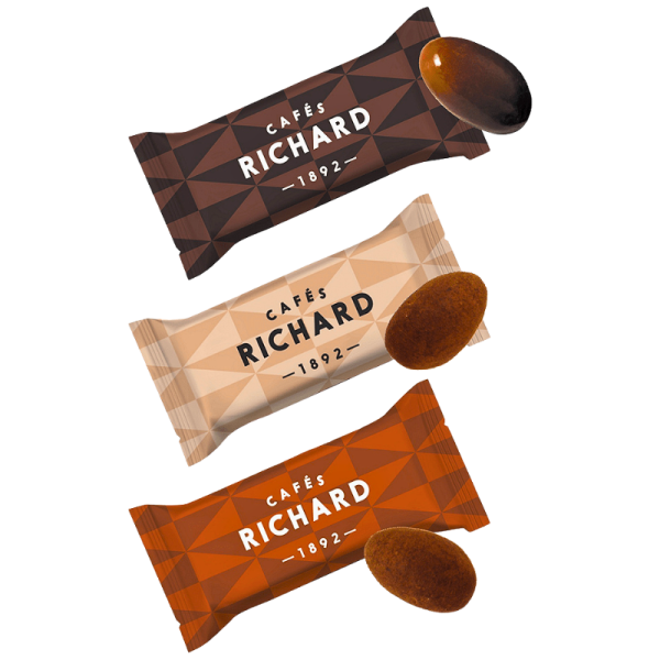 Шоколадови Бадеми Caffe Richard Трио бадеми, 3бр.