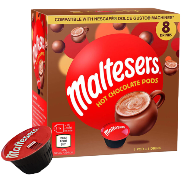 Капсули горещ шоколад Maltesers Dolce Gusto, 8бр