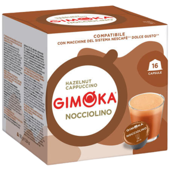 Кафе капсули Gimoka Nocciolino Dolce Gusto,16 бр.