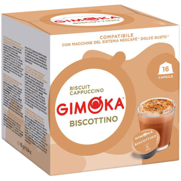 Кафе капсули Gimoka Biscotino Dolce Gusto ,16 бр.
