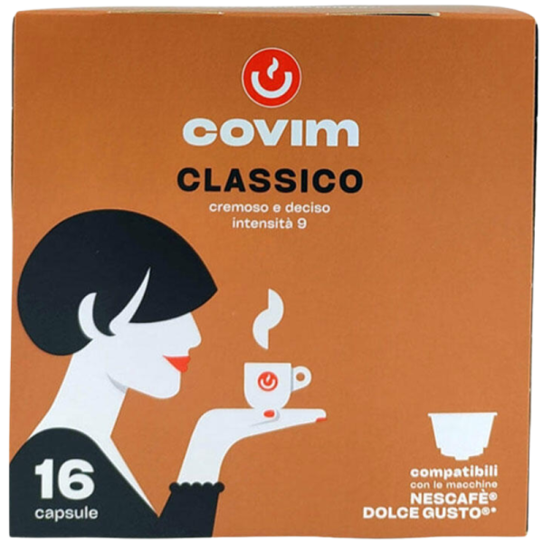 Кафе капсули Covim Brioso Classico Dolce Gusto, 16бр.