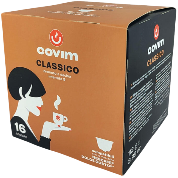 Кафе капсули Covim Brioso Classico Dolce Gusto, 16бр.