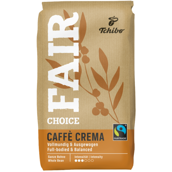 Кафе на зърна Tchibo Fair Choice Caffe Cream, 1кг